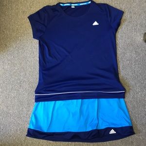 Adidas Tennis skirts and matching tops
